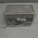 Dntorx Stackable Jewelry Organizer Trays, 6 Set of Velvet Jewelry Drawer Insert Sets Organizer Trays Jewelry Display Case Storage with Removable Dividers for Earring Necklace Rings Bracelet（Gray）