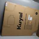 Kuyal 1/5" Thick Office Chair Mat, 36" x48" with Lip Heavy Duty Hard Computer Chair Mat, Under Desk Protector Carpeted Floors Mats, Easy Chair Movement, Can be Used on Carpet or Hard Floor, Ship Flat