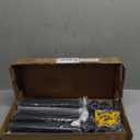 Diwhy DIY Industrial Black Pipe Bookshelf Wall Ceiling Mounted Open Bookshelf Parts Bracket Kit DIY Project (2 pcs 5 Tier Pipe Shelf Hardware only)