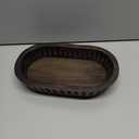 Samhita Mango Wood Decorative Bowls for Home Dcor, Decorative Long Wooden Bowl for Table Centerpiece (10" x 6" x 2")
