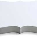 PPAPPAPPIYO 3x5 White index card stock/Set of 50 Blank index cards 300gsm (White)