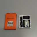 Running Lights for Runners, Clip on Flashlight, Rechargeable LED Safety Light for Walking at Night, Portable EDC Flashlight, Small Work Light Warning Flashing Camping Hiking Gear (Black)