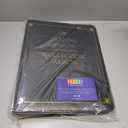 9 Pocket 3 Ring Leather TCG Binder for Baseball, Trading Game, and Sports Card, 50 Pages, Holds 900 Cards (14 x 11 In)