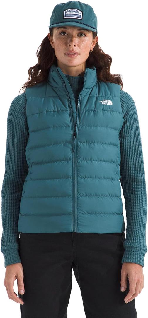 THE NORTH FACE Women's Aconcagua 3 Insulated Vest | Wind Resistant, Water Repellent, 600 Fill Waterfowl Down Insulation (Large)