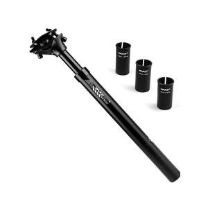 CYSKY Bike Suspension Seatpost 27.2 x 350mm with Bike Seatpost Shim 28.6mm 30.9mm 31.6mm, Shock Absorber Bicycle Seat Post for Mountain Bike Road Bike MTB BMX