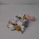 Zomiboo 9 Pcs Mini Cats Plush Toy Kitten Stuffed Animals Stuffed Cats Lot Tiny Stuffed Kitten Soft Plush Cats Doll Hanging Pendant Ornament for Backpacks, Handbags Keychains Pencil Cases (Cute Style)