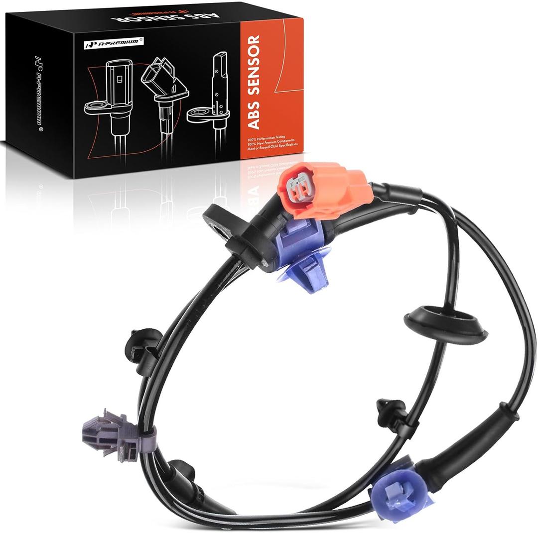 A-Premium Front Left ABS Wheel Speed Sensor Compatible with Honda Fit 2007-2008 1.5L Hatchback - Rear Driver Side