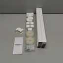 Delamu Cord Hider, 157in Wire Covers for Cords on Wall, Premium Cable Hider Cord Covers for Wires, Cable Management Wire Hiders for TV, Cable Raceway Kit, W0.95 H0.55in, White