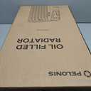 PELONIS Radiator Heater for Large Space, Electric Oil Filled Radiator, Dual Knobs, 1500W, Quiet Space Heater, 3 Modes, Tip-over Protection (Black)