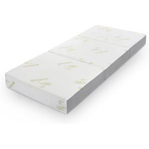 Inofia 6 Inch Tri Folding Mattress, Trifold Memory Foam Single Mattress with Ultra Soft Breathable Removable Cover, Foldable & Portable Single Size Bed (75" x 25" x 6") Inofia 6 Inch Tri Folding Mattress, Trifold Memory Foam Single Mattress with Ultra Soft Breathable Removable Cover, Foldable & Portable Single Size Bed (75" x 25" x 6")