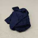 Wrap Around Dust Ruffle Bed Skirt - Navy Blue - for Queen Size Beds with 12 Inch Drop - Elastic Strap - Adjustable Pleated Bedskirt with Brushed Fabric and Wrinkle Free - for Women, Men, Kids & Teens