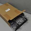 Under Desk Drawer, Slide Out Design, No Drill Metal Under Desk Cable Management, Under Table Storage Shelf Tray Basket Under Table Drawer Organizer for Office, Home, Workspace, Cabinet (Black)