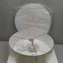 20 Inch Drum Gold 4 Light Semi Flush Mount Close to Ceiling Light Fixture,Linen Fabric Shade for Bedroom,Living Room,Dining Room Hallway