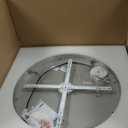 Flashing God Dia 32'' Modern K9 Crystal Chandelier Flush Mount Ceiling Light Fixture Dimmable LED Chandelier for Living Room Dinning Room Bedroom