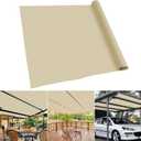 Shade Fabric Roll 8' x 15' UV Block Canopy Cloth Sunshade Cover for Outdoor Backyard Garden Greenhouse Patio Deck Pergola, Beige