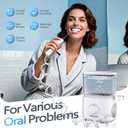 Advanced Water Flosser for Teeth Cleaning - Cordless Dental Oral Irrigator with 2 Modes & 5 Jet Tips, IPX7 Waterproof Rechargeable Teeth Cleaner for Braces, Plaque Removal & Gum Health, White