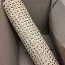 18" Width Cane Webbing 3.3Feet, Natural Rattan Webbing for Caning Projects, Woven Open Mesh Cane for Furniture, Chair, Cabinet, Ceiling