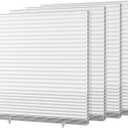 4 Pack Temporary Cellular Blinds, 24" Wide Shades for Small Windows, 24"W-Fits up to 47"H Window