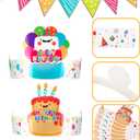 2 x 30 Pack Birthday Crowns for Kids Classroom, Paper DIY Crowns Hats for School Classroom Birthday Party Supplies