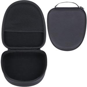 Hard Case Replacement for Anker Soundcore Life Q20 Q30 Q35 Q40 Q45 Q20+ Q20i Hybrid Active Noise Cancelling Headphones (Black Case)