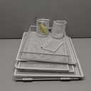 Marbrasse Desk Organiser with File Holder, 5-Tier Paper Letter Tray Organiser with Drawer and 2 Pen Holder, Mesh Desktop Organizer and Storage with Magazine Holder for Office Supplies(White)