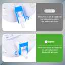 Easy-Tap Leg Bag Urinary Drainage Bag, 1000ml, Anti-Reflux Valve, Cloth Straps, Easy Flip Drain (Pack of 3)