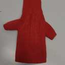 Queenmore Dog Sweater, Puppy Sweater for Small Dogs,Warm Winter Fall Dog Sweaters for Dog Girls Boys, Solid Turtleneck Knit Sweater for Large Medium Dogs,Long Sleeves Christmas Dog Sweater Red,XS