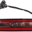 Rear Bumper Reflector Light Compatible with Porsche Macan 2014-2021 | Compatible with 2014-2021 Porsche Macan Halogen Red Rear Light 95B945725AA 95B945725R (US Version 5 Pins Left Driver Side)