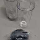 2-pack Replacement Parts Upgrade 32oz Cups with Flip-Top To-Go-Lid and Rubber Gaskets Compatible with NutriBullet 600w/900w Blender Accessory