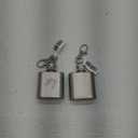 2PCS Mini Pocket Liquor Stainless Steel Portable Unique Bottle With Keychain 1 oz Whiskey Bottle and Small Funnel