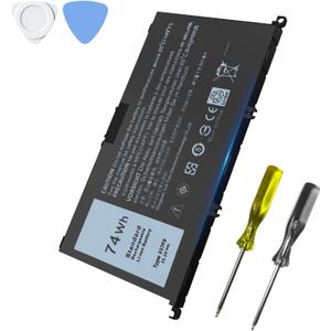 74Wh 357F9 Laptop Battery Compatible with Dell Inspiron 15 5000 7000 Gaming 5577 5576 7557 7559 7566 7567 Series 0GFJ6 P65F 71JF4 P65F001 P57F 0357F9 INS15PD P57F003 071JF4 11.1V
