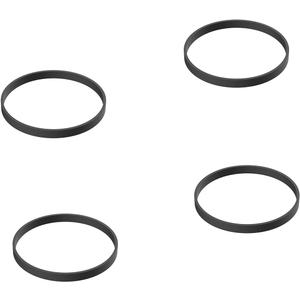 7/8" O Gauge Traction Tires for Lionel Steam Engine - Locomotives Rubber Tire for Kline, MTH and MDK, 4 Pack