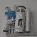 T Tulead Toilet Flush Replacement Kit, Flush Valve 2.5", Fill Valve 1/2", Push Button 1.88", for One-Piece Toilet