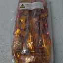 Juexica 6 Pcs Fall Centerpieces for Tables Fall Thanksgiving Halloween Maple Leaves Office Table Decorations Metallic Gleam Foil Maple Decor for Autumn Harvest Season Halloween Holiday Wedding Party