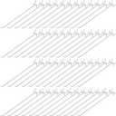 Funrous 100 Pack Peg Board Hooks Stainless Steel Pegboard Hooks Shelving Display Hanging Peg Board Holders for 1/8 and 1/4 Garage Storage Tools Organizer(10 inch)