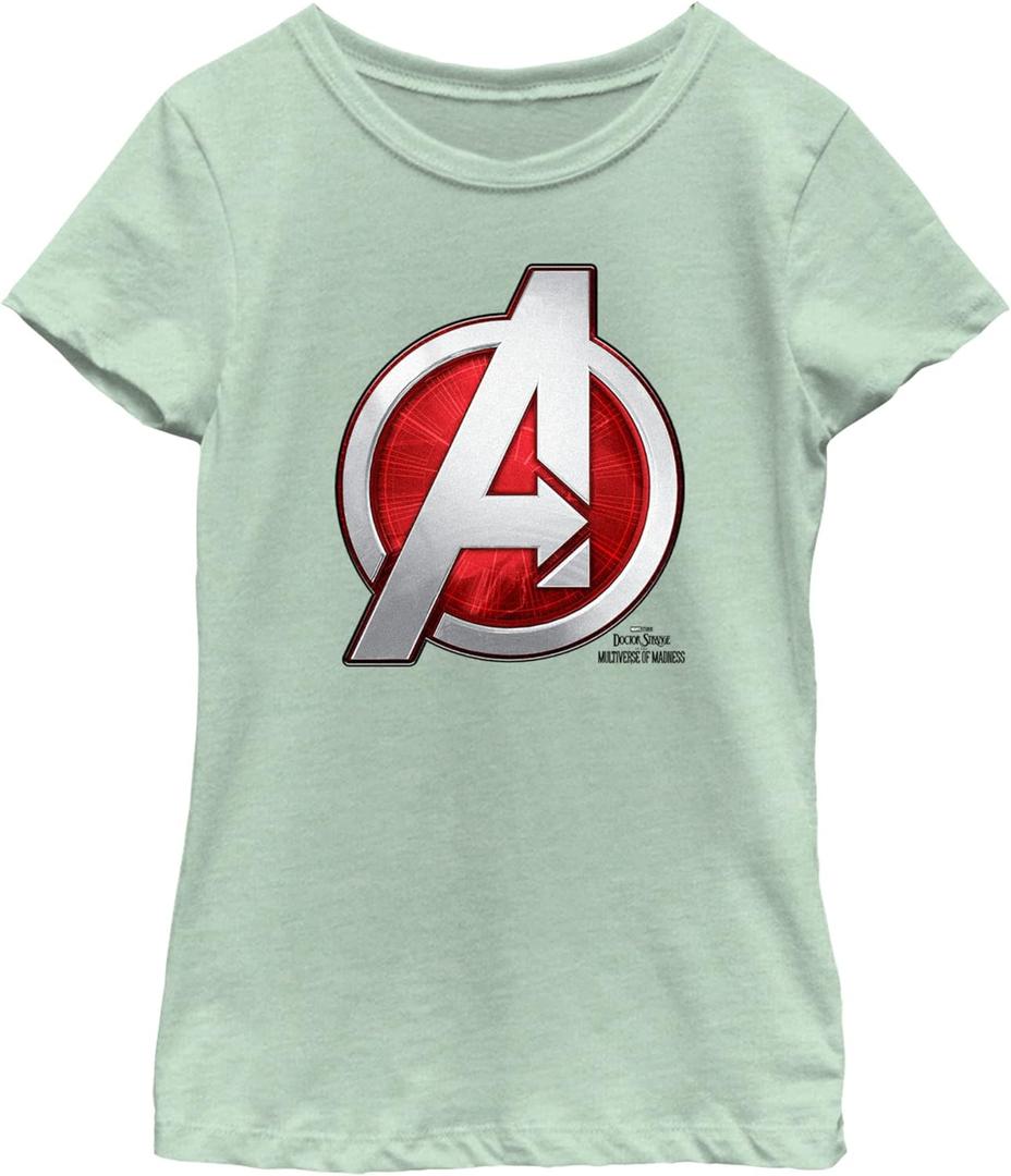 Marvel Girls Avengers Logo T-Shirt (Large) Marvel Girls Avengers Logo T-Shirt (Large)
