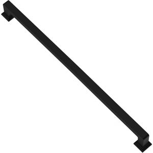 Alzassbg 6 Pack Matt Black Cabinet Pulls, 15 Inch(381mm) Hole Center Cabinet Handles Kitchen Pulls for Cabinets and Drawer AL3071MB