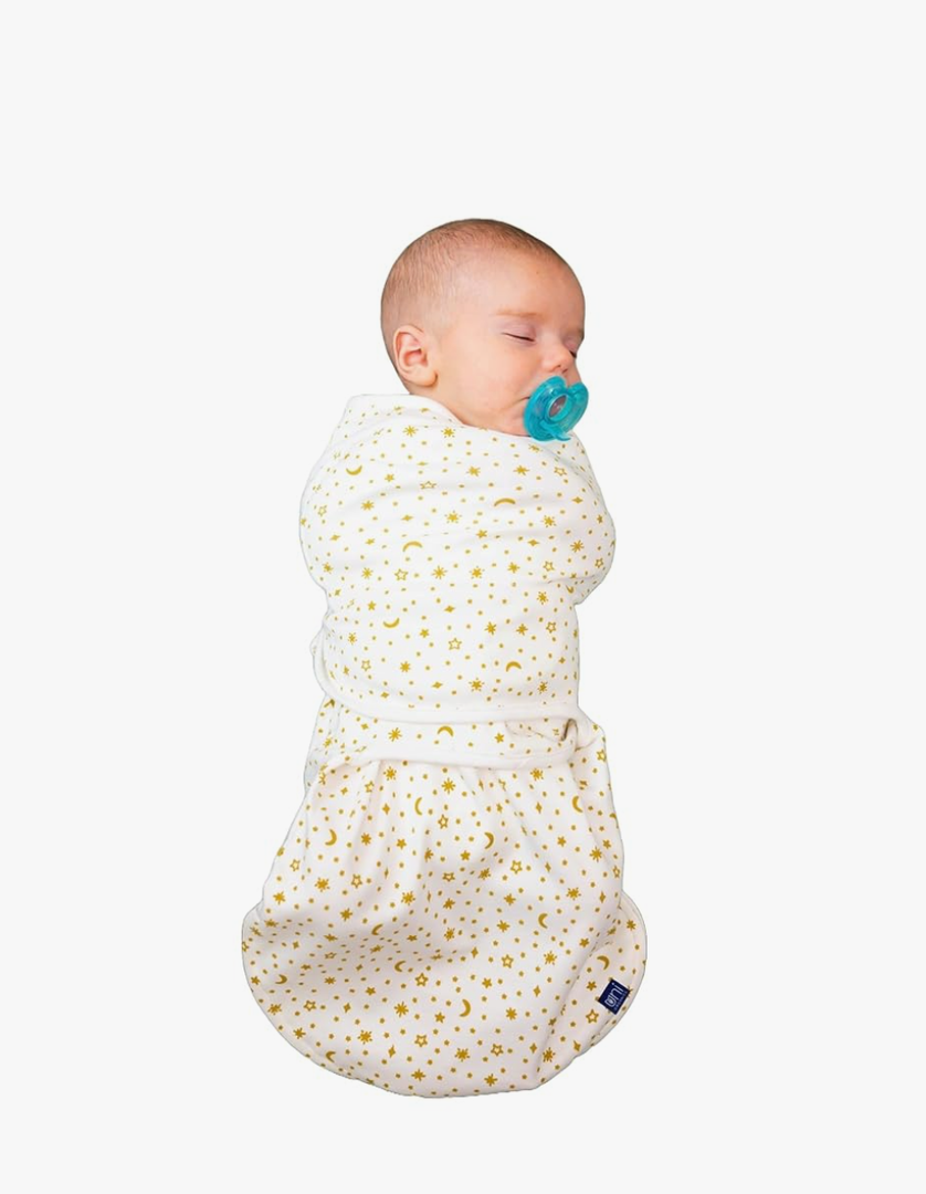 Newborn Essentials Must Have - NICU RN Designed Swaddles for Newborns 0-3M - Organic Cotton Velcro Baby Swaddle for Safe Sleep