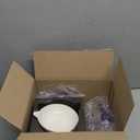 Ceramic Raised Cat BowlTilted Raised Cat Bowl Anti Vomit Cat Bowls for Indoor Cats Whisker Friendly Pet Feeder for Cats Puppies, Microwave and Dishwasher Safe (White)