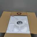 Ceiling Fans with Lights - 42 Inch Low Profile Ceiling Fan with Light and Remote, Reversible DC Motors, 3CCT Dimmable Timer Noiseless, Black Flush Mount Ceiling Fan for Bedroom/Living Room