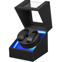 BEWISHOME Double Watch Winder 4 Modes for Automatic Watches,Quiet Motor LED