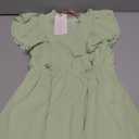GRACE KARIN Girls Dress Formal Party Wedding Guest Pageant Dress for Teen Girls Ruffle Backless Maxi Sundress Size 6-14, Light Green 