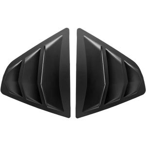 Compatible with Toyota Camry 2018-2024 Rear Side Window Louvers, Matte Black Racing Style Exterior Trim for 8th Gen SE XSE LE XLE TRD Models, High-Grade ABS C-Pillar Decor, 2PCS
