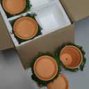 Taiyin 4 Pcs Gnomes Succulent Planter Bulk Garden Pots Outdoor Flower Pot Cactus Plush Tray Cute Spring Gnome Gifts Home Farmhouse Decorations for Yard