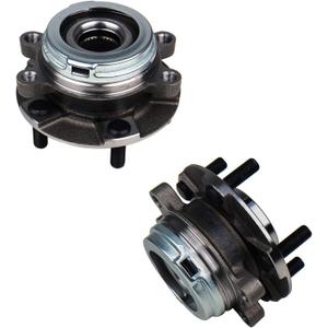 KUSATEC 513296 [2 Pack] Front Wheel Hub and Bearing Assembly Fit for Nissan Altima 2007-2018, Maxima 2009-2019, Murano 2009-2018, Pathfinder 2013-2019, Infiniti JX35 2013, QX60 2014-2019, 5 Lug
