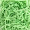 Zhzrche Raffia Paper Shredded Paper Filler Easter Grass for Gift Box Basket Filling Wrapping Easter Gift Supplies, Multicolored (Green)