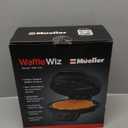 Mueller Heart 5 Waffle Maker, Waffle Iron, Adjustable Browning Control & Nonstick, Cool Touch Handle, Easy to Clean, Small Kitchen Appliances