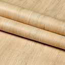 Haimin Wallpaper (24in X 393in) Wood Contact Paper Peel and Stick Self-Adhesive and Removable Wallpaper for Cabinet Wall Furniture Countertop Kitchen Room Wood Grain Wall Paper (Yellow Oak)