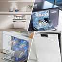 3 x Premium Stainless Steel Dishwasher Magnet Clean Dirty Sign - Strong Magnetic, Easy Slide, Perfect Surface Fit. Ideal for Kitchen, Functional & Decorative Adds a Stylish Touch to Your Dishwasher