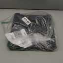 MDEOOSKY Wooden Display Stand Square Wood Display Base Display Risers Square Vase Riser Teapot Aquarium Lamp Base Home Decoration 7.9" W x 7.9" D x 1.7" H (Black)